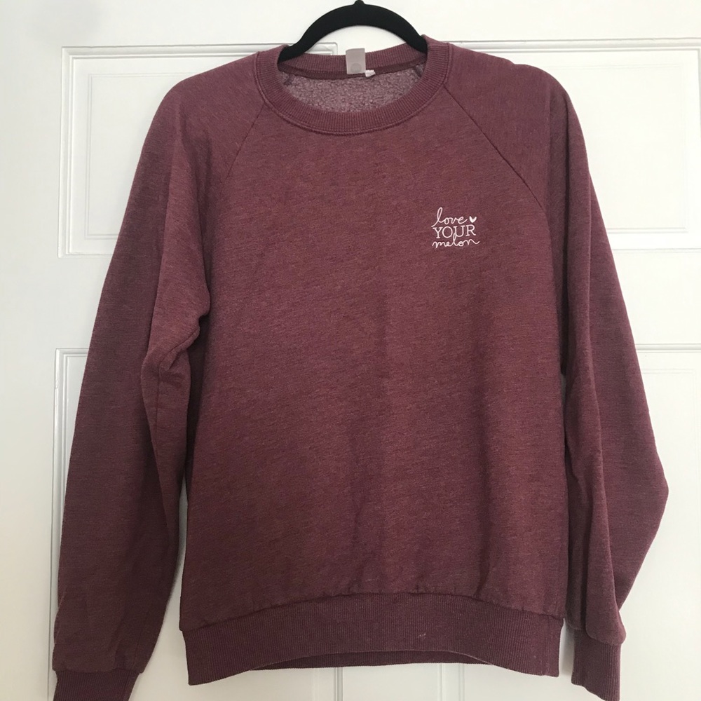 Love Your Melon Embroidered Crew Sweatshirt